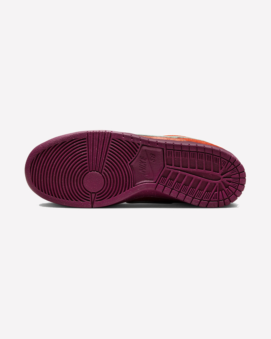 Nike SB Dunk Low Mystic Red Rosewood — vista lateral derecha