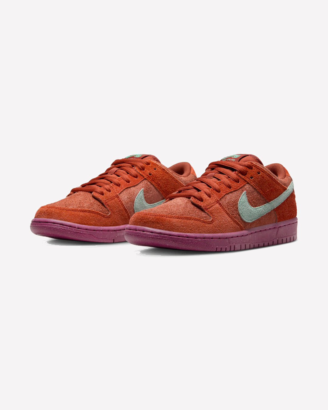 Nike SB Dunk Low Mystic Red Rosewood — vista superior