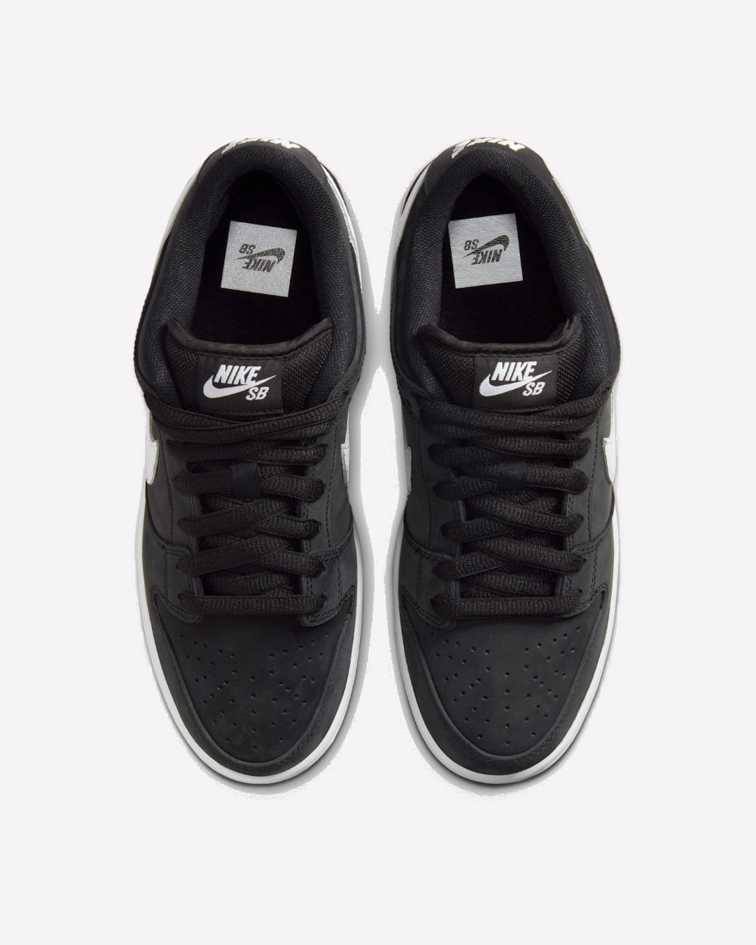 Nike SB Dunk Low Pro Black Gum — vista superior
