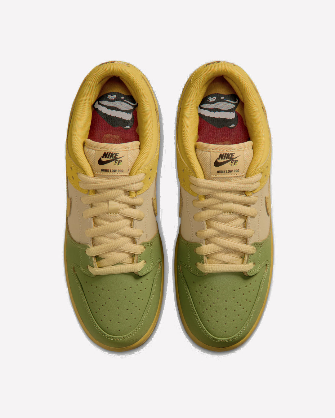 Nike SB Dunk Low Pro Hatch Chili — vista superior