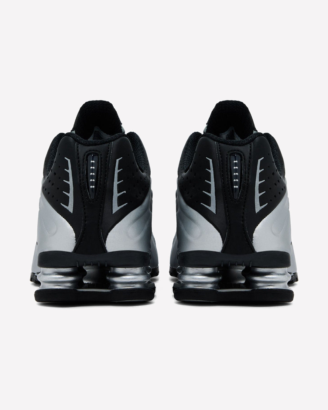 Nike Shox R4 Metallic Silver Black
