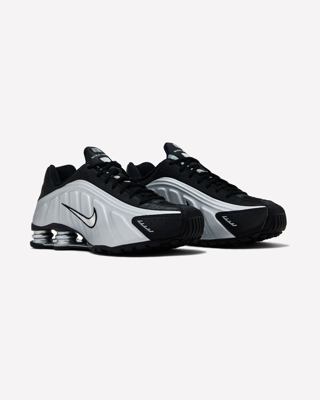 Nike Shox R4 Metallic Silver Black