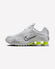 Nike Shox R4 White Metallic Silver Volt