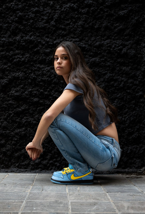 Look con Nike SB Dunk Low The Powerpuff Girls Bubbles