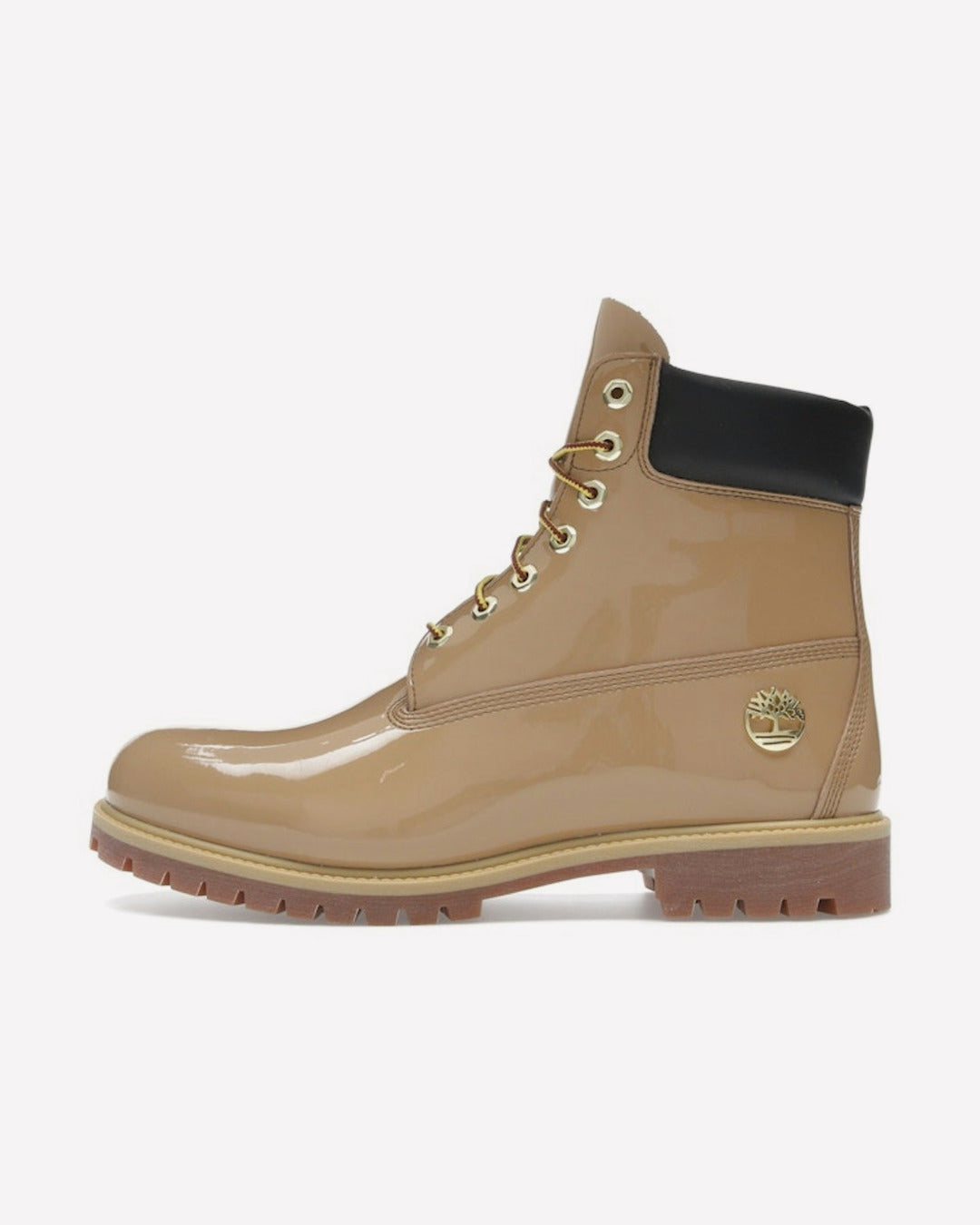 Timberland 6" Premium Waterproof Patent Boots Finch Wheat