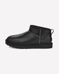 UGG Classic Ultra Mini LTHR Regen Boot Black