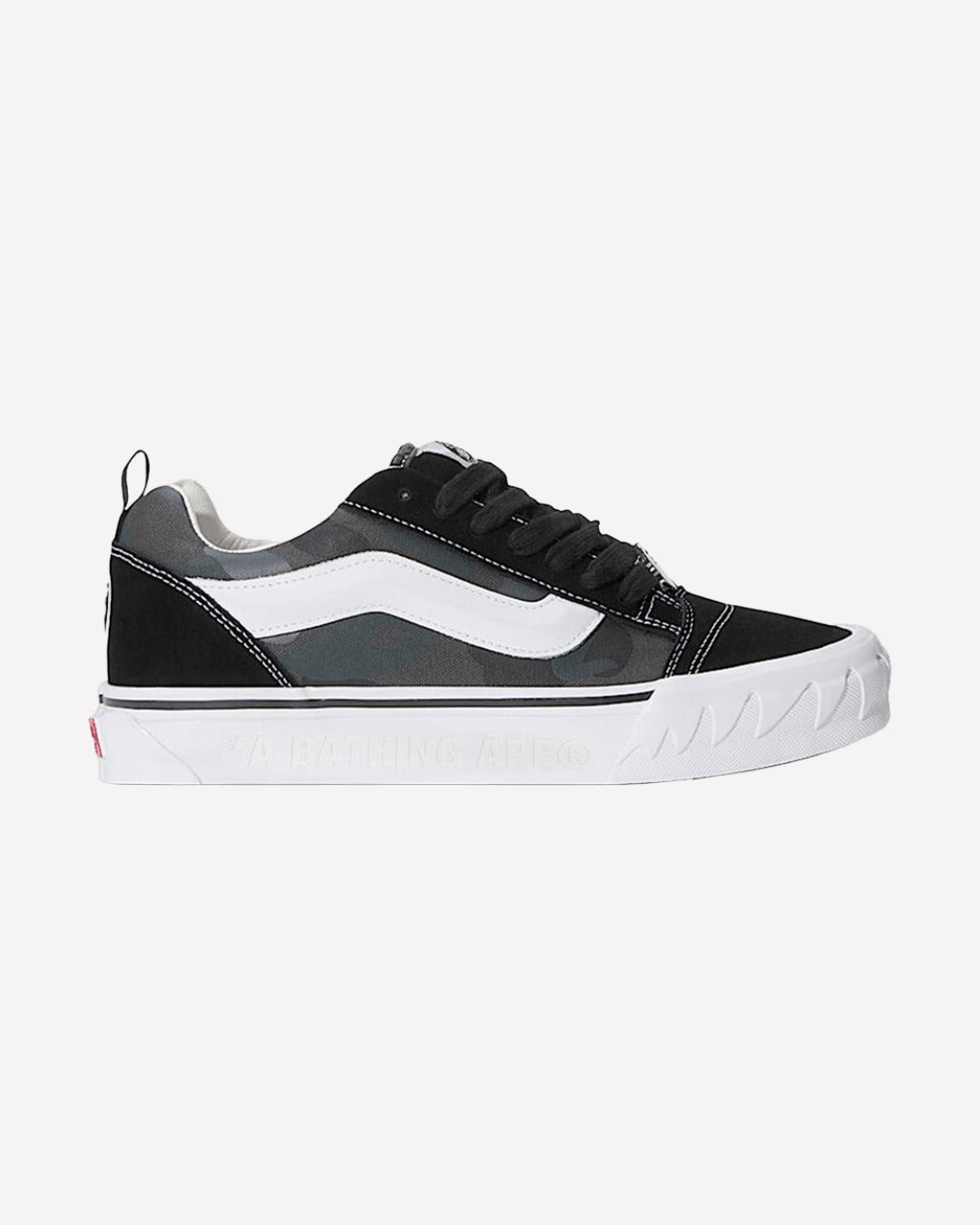 Vans Knu Skool Bape Camo Black — Vista frontal
