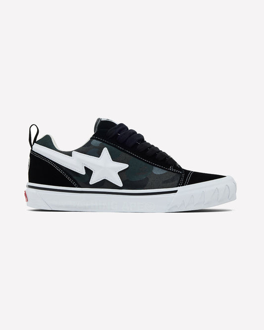 Vans Knu Skool Bape Camo Black — Vista trasera