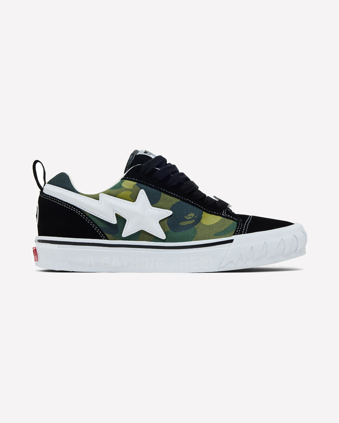 Vans Knu Skool Bape Camo Green — vista trasera