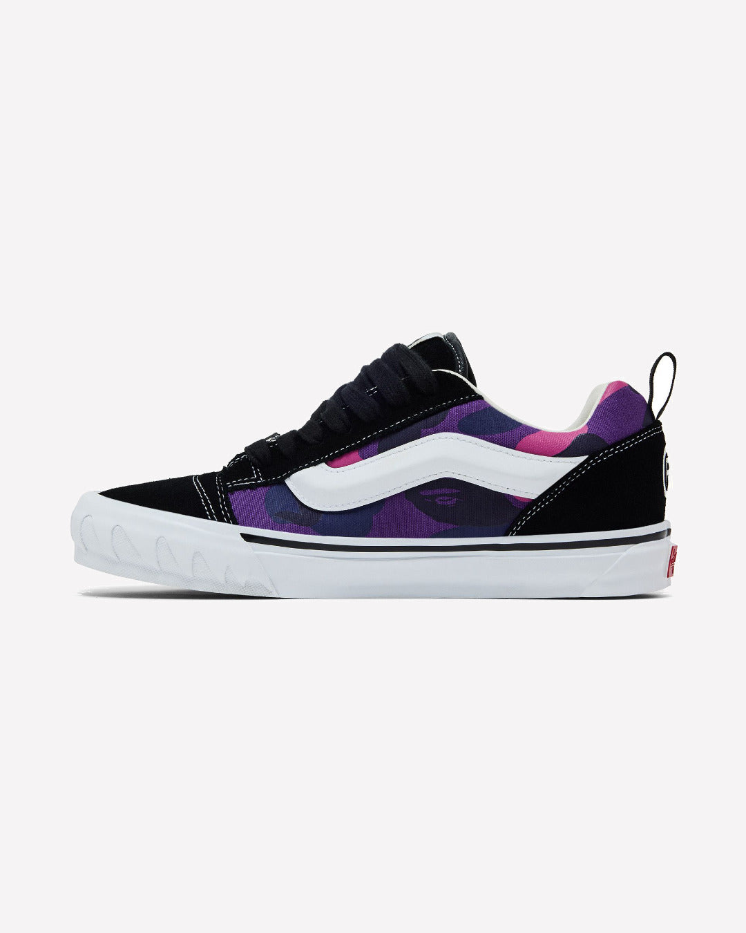 Vans Knu Skool Bape Camo Green — vista lateral